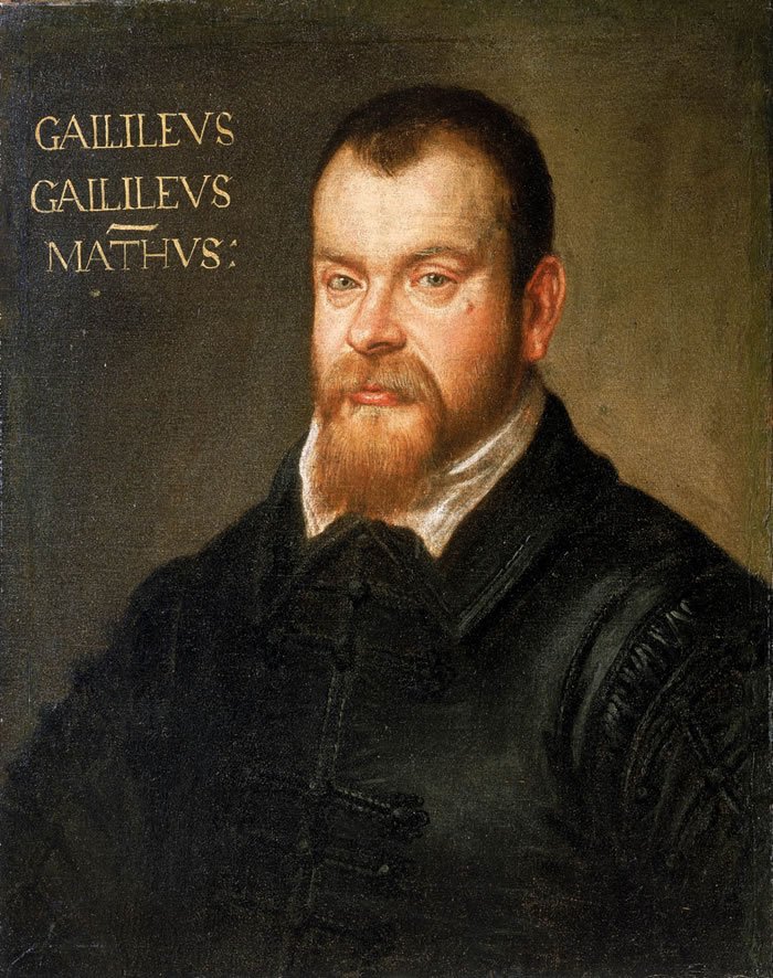 Galileo Galilei által készített, körző használatát bemutató tudományos ábra