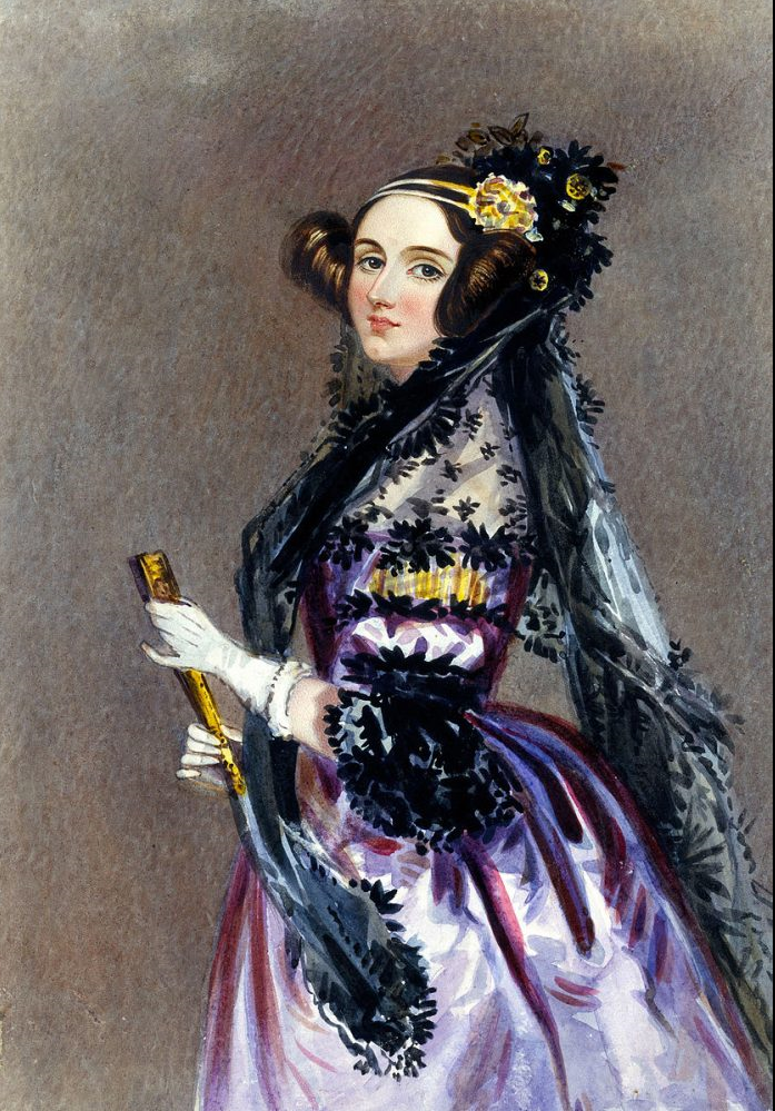 Ada Lovelace 1840-ben készült festett portréja