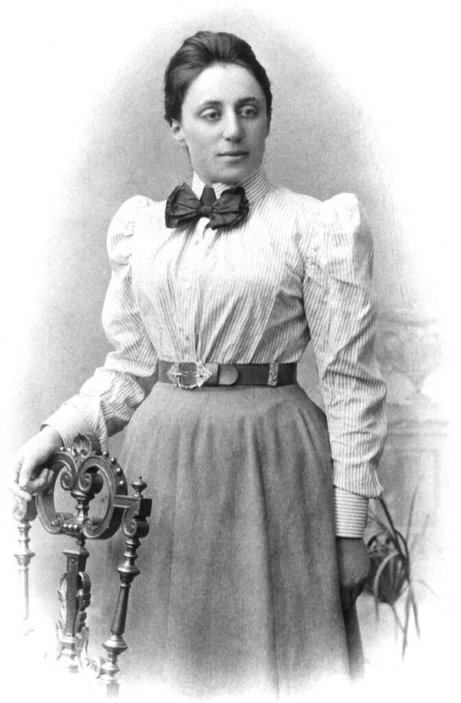 Emmy Noether 1915-ben E. Fischernek küldött képeslapja