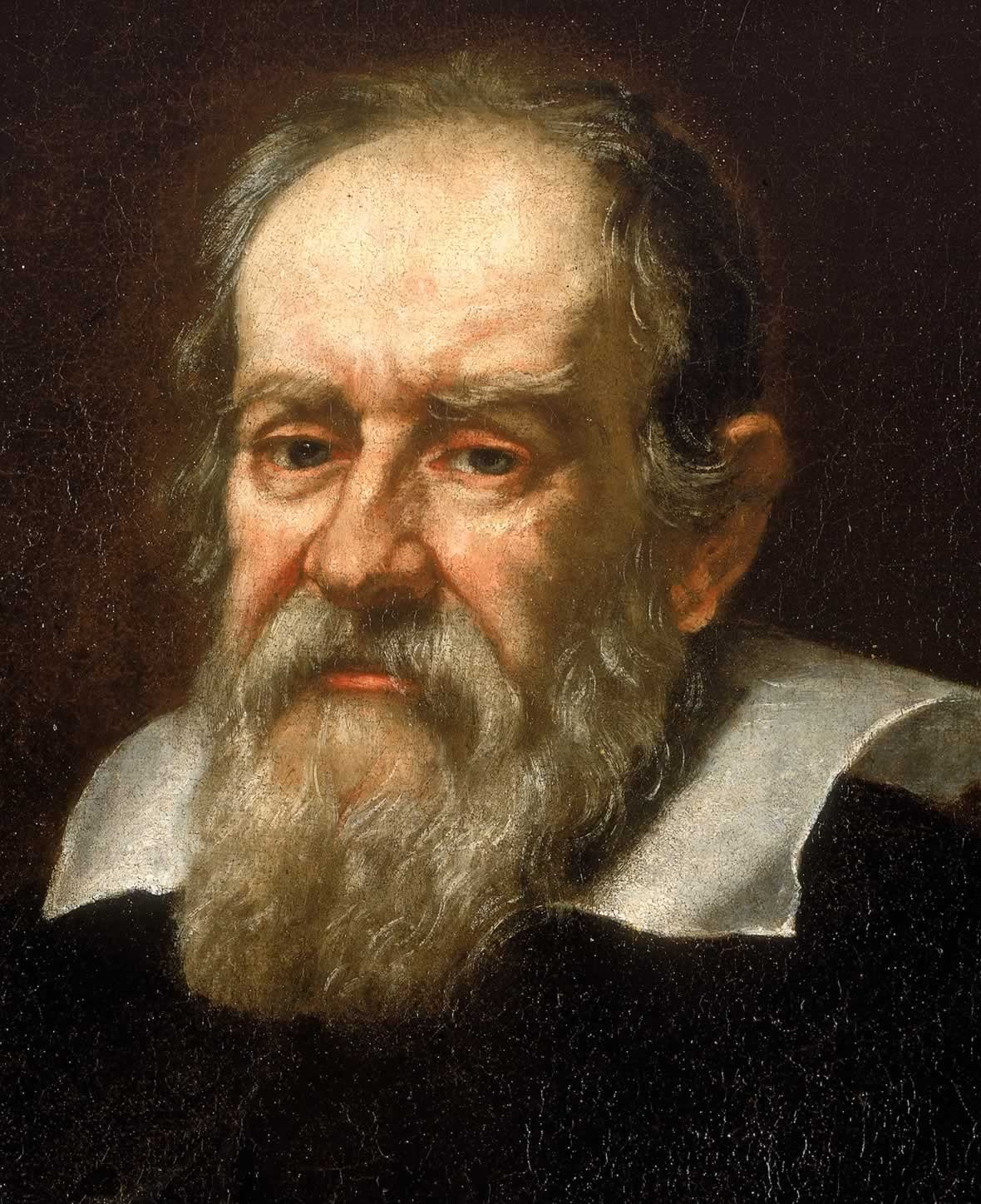 Galileo Galilei portréja, a híres olasz csillagász és tudós.