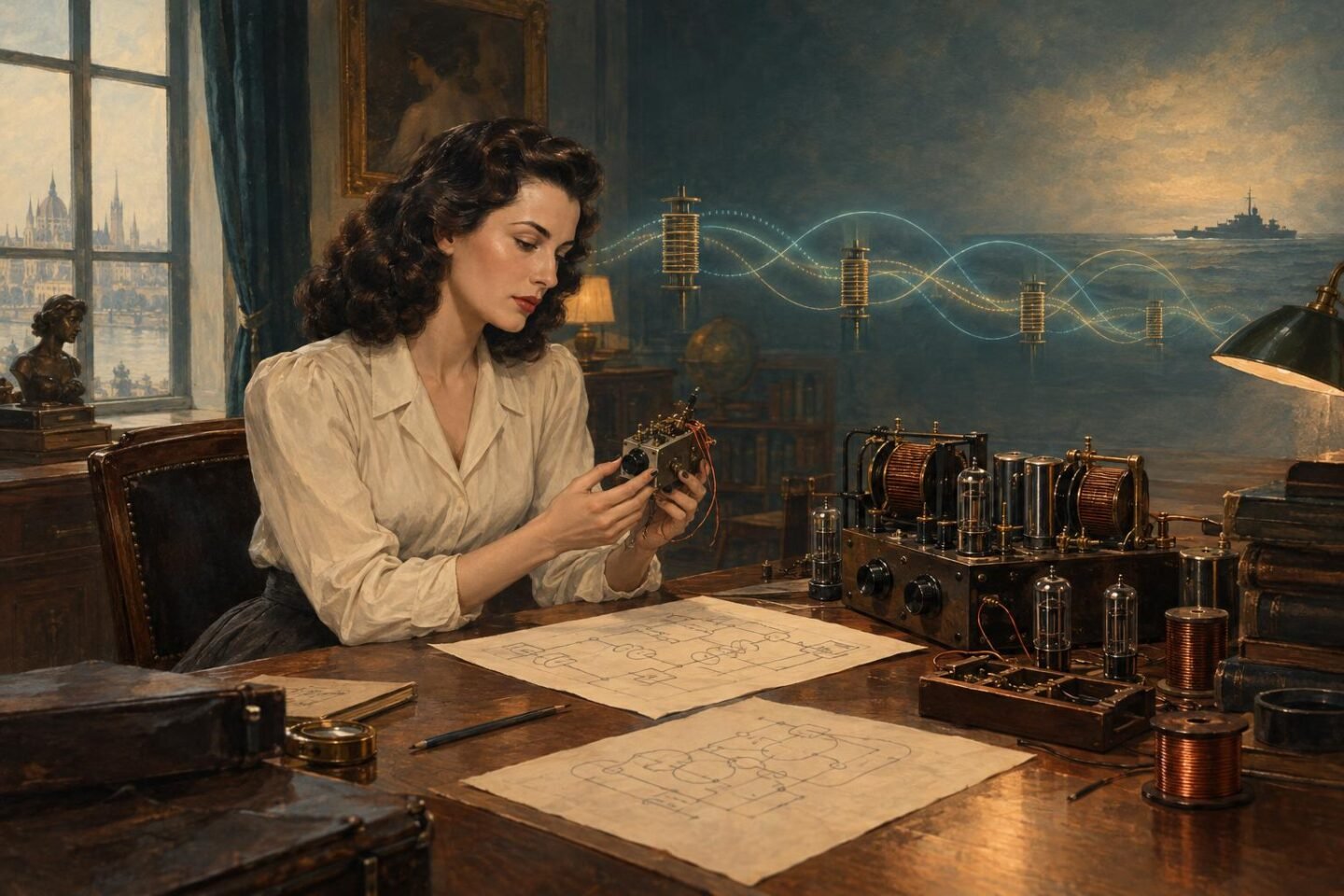 Hedy Lamarr a rádiótechnika innovatív fejlesztőjeként