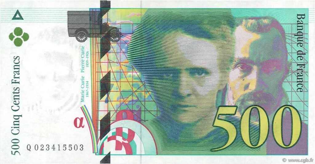 Marie Skłodowska-Curie 1911-es kémiai Nobel-díjának oklevele