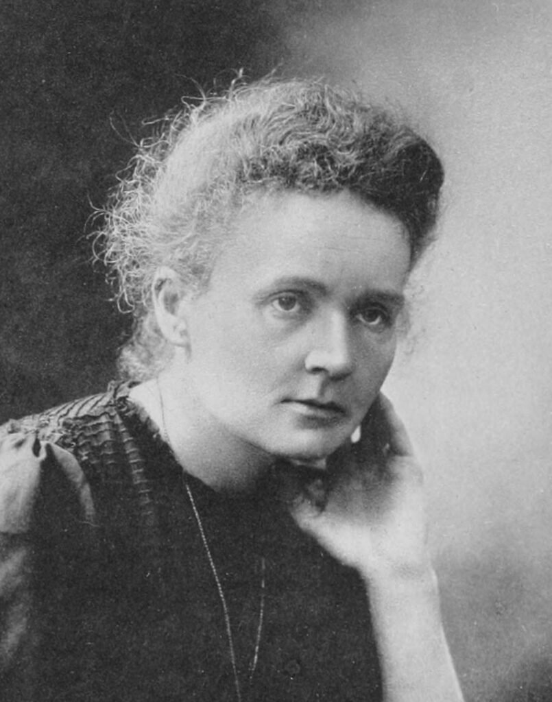 Marie Curie körülbelül 1920-ban készült portréja